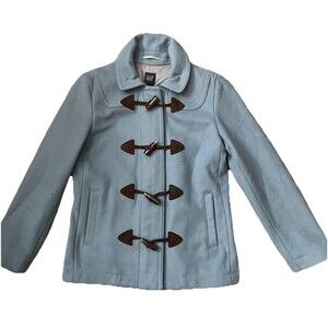 Women’s Gap Blue Duffle Coat w/ Toggle Buttons And zipper - Size Small